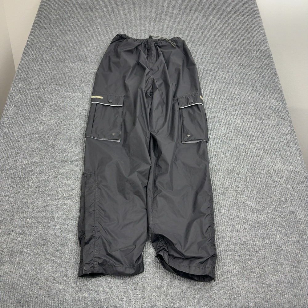 Stearns Pants Mens M Black Nylon Waterproof Breathable Cargo Outdoor Gorpcore